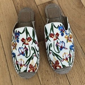 Tory Burch Floral Mule